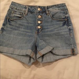 Denim shorts